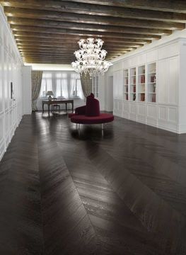 Dark Wenge Tone Oak – Chevron 45° by Cadorin Group - view 3