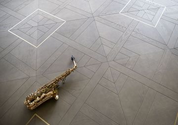 Turtledove Oak with metal inserts Pattern by Cadorin Group - view 5