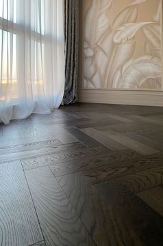 Antique Dark Oak – 90° Herringbone by Cadorin Group - view 2
