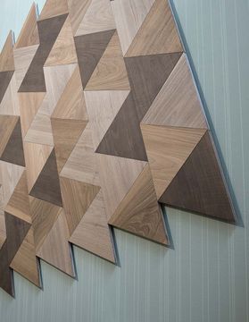 Walnut Tricolor Triangles by Cadorin Group - view 2