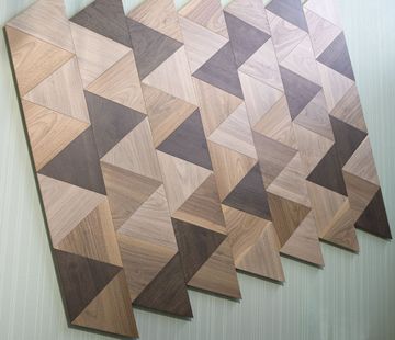 Walnut Tricolor Triangles by Cadorin Group - view 3