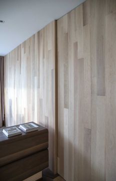 Wall cladding Blond Walnut with double texture by Cadorin Group - view 2