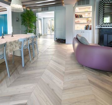 Bleached Walnut – Chevron 60° by Cadorin Group - view 3