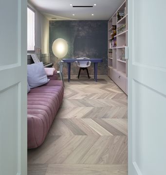 Bleached Walnut – Chevron 60° by Cadorin Group - view 2