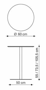 Jolly Glass Small Table by Caimi Brevetti - view 4
