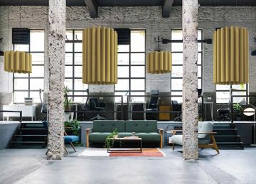 Clasp Ring Suspended Sound Absorbing Elements by Caimi Brevetti - view 3