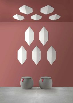 Bow Wall Ceiling Mounted Sound Absorbing Panels by Caimi Brevetti - view 4