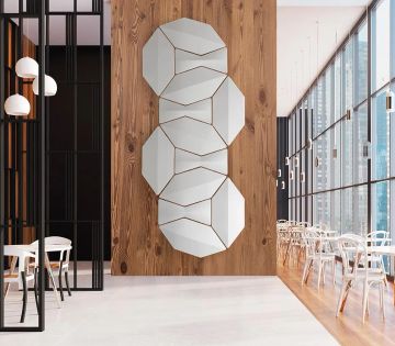 Bow Wall Ceiling Mounted Sound Absorbing Panels by Caimi Brevetti - view 6