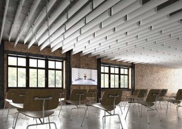 Baffle Direct 22 Baffle Ceiling Mounted Sound Absorbing Panels by Caimi Brevetti - view 3