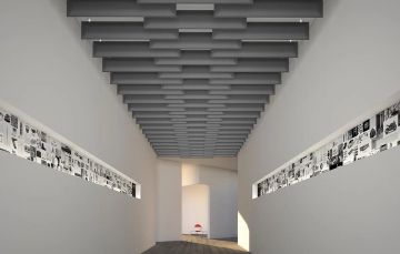 Baffle Direct 22 Baffle Ceiling Mounted Sound Absorbing Panels by Caimi Brevetti - view 4