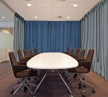 Fiber 3 Melange Acoustic Fabrics by Caimi Brevetti - view 2
