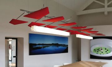 Flap Ceiling Acoustic Panels by Caimi Brevetti - view 2