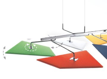Flap Ceiling Acoustic Panels by Caimi Brevetti - view 5