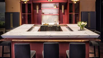 Berkshire Brass Satin Ridge by Cambria - view 3