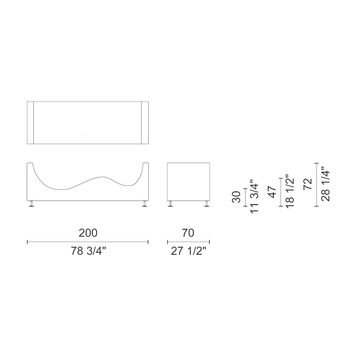 Three Sofa de Luxe by Cappellini - view 8