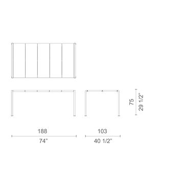 Vendicari Lido Table by Cappellini - view 7