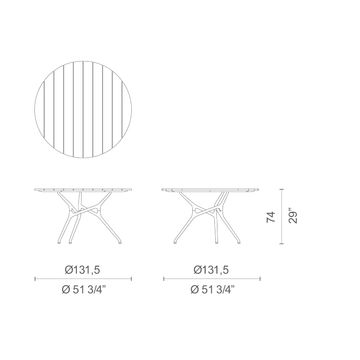 Branch Table Lido by Cappellini - view 8