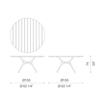 Branch Table Lido by Cappellini - view 9