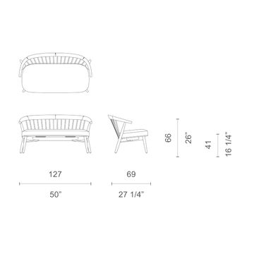 Newood Relax Lido sofa by Cappellini - view 7