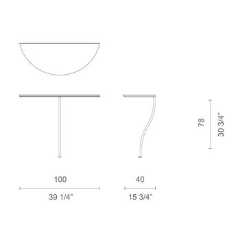 One Legged Table by Cappellini - view 7