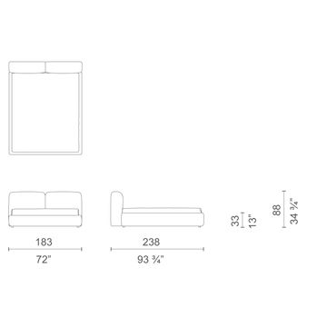 Oblong Plus Bed by Cappellini - view 6