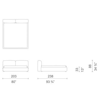 Oblong Plus Bed by Cappellini - view 5