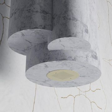MYDREAM Ø340 23068XN/S-CRX - Mist spray built-in overhead shower with chromotherapy by Carimali - view 4