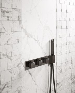 OCUBE 0-OCB4101EST-CR/0-OCB4102EST-CR - Recessed thermostatic shower mixer with plate by Carimali - view 7