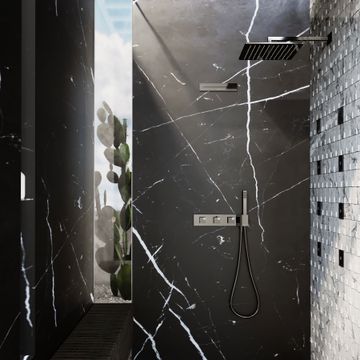 OCUBE 0-OCB4101EST-CR/0-OCB4102EST-CR - Recessed thermostatic shower mixer with plate by Carimali - view 5