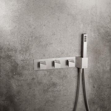 DSIDE 0-DSD4001EST-CR - Recessed thermostatic shower mixer with plate by Carimali - view 7