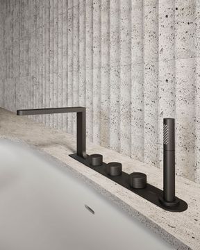 QTIME 0-QTM1502EST-CR - High washbasin mixer with individual rosettes by Carimali - view 9