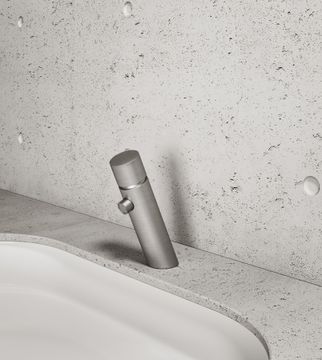 PEARL SCULL 0-SCL3702-CR - 1 hole single handle countertop bidet mixer by Carimali - view 7
