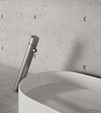 PEARL SCULL 0-SCL3702-CR - 1 hole single handle countertop bidet mixer by Carimali - view 6