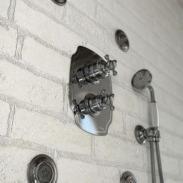 DUPLEX NAVIS - Wall-mounted stainless steel handshower for shower by Carimali - view 6