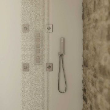 DUPLEX NAVIS - Wall-mounted stainless steel handshower for shower by Carimali - view 5