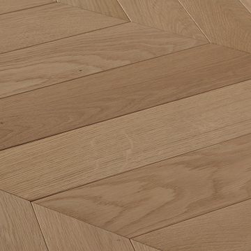 Solid Oak Wood Parquet Flooring Chevron Pattern Antique | CarréSol Éditions by CarréSol Éditions - view 2