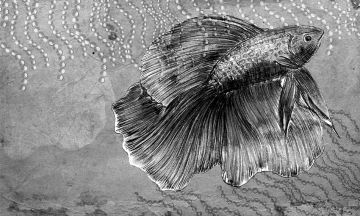 Wallpaper Pesce by Carta da Parati Artistica - view 4