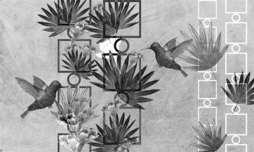 Wallpaper Uccelli in volo by Carta da Parati Artistica - view 4