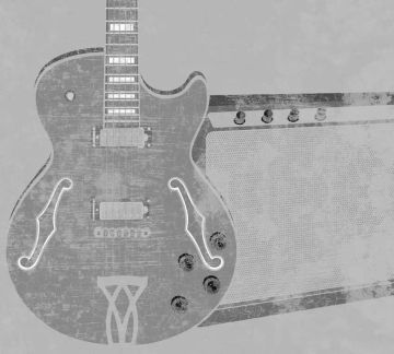 Wallpaper Chitarra anni 70 by Carta da Parati Artistica - view 4