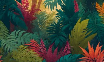 Wallpaper Jungle dreams by Carta da Parati Artistica - view 4