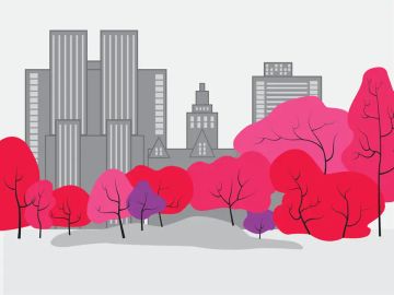 Wallpaper Central park by Carta da Parati Artistica - view 3