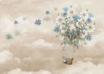 Wallpaper Aria in fiore by Carta da Parati Artistica - view 2