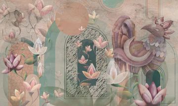 Wallpaper Gallo cedrone by Carta da Parati Artistica - view 2