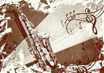 Wallpaper Sax by Carta da Parati Artistica - view 2