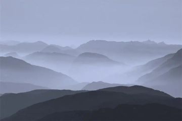 Wallpaper Cime di montagna by Carta da Parati Artistica - view 2