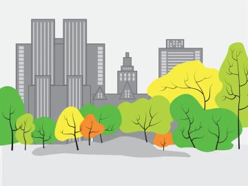 Wallpaper Central park by Carta da Parati Artistica - view 2