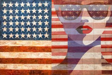 Wallpaper Bandiera americana by Carta da Parati Artistica - view 2