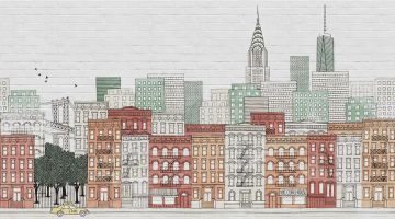 Wallpaper Muro new york by Carta da Parati Artistica - view 2