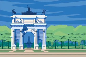 Wallpaper Arco della pace by Carta da Parati Artistica - view 2