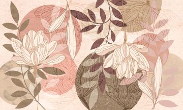 Wallpaper Linee fiorite by Carta da Parati Artistica - view 2